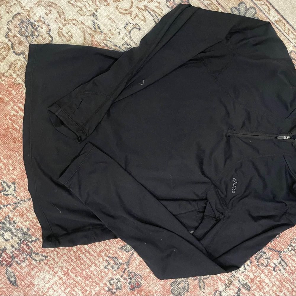 Black ASICS pullover Women's
